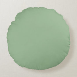 Soft Green,Lovely, Solid, Modern, Simple, Trendy Rond Kussen