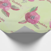 Soft Green met Bourgogne Cadeaupapier (Hoek)