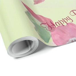Soft Green met Bourgogne Cadeaupapier