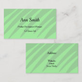 Soft green shades design visitekaartjes (Voorkant / Achterkant)