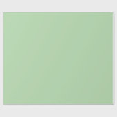 Soft Green Solid Wrapping Paper Roll Cadeaupapier (Vlak)