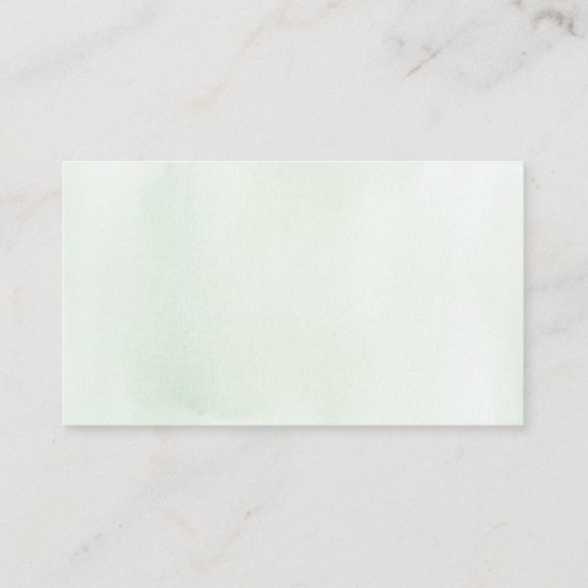 Soft Greenery Book Request Baby shower Card Informatiekaartje (Achterkant)