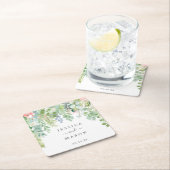 Soft Greenery bruiloft Onderzetters (Insitu)