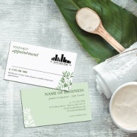 Soft Greenery Spa Massage Therapy Logo