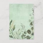 Soft Greenery Woodland Animals Boeken voor Baby Informatiekaartje (Achterkant)