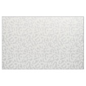 Soft Grey and White Leopard Cheetah Print Stof (Fat Quarter)