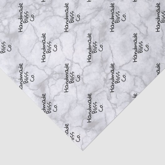 Soft Grey Gray Marble Tissuepapier (Detail)