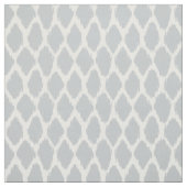 Soft Grey Ikat Ogee Pattern Stof (Swatch)