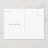 Soft Grey Oh Baby Modern Birth Announcement Aankondigingskaart (Achterkant)