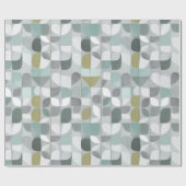 Soft Grey Sage Balance Abstract Pattern Cadeaupapier (Vlak)
