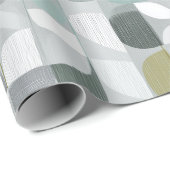 Soft Grey Sage Balance Abstract Pattern Cadeaupapier (Rol Hoek)