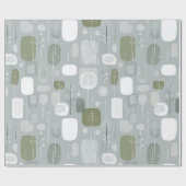 Soft Grey Sage Balance Abstract Pattern Cadeaupapier (Vlak)