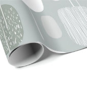 Soft Grey Sage Balance Abstract Pattern Cadeaupapier (Rol Hoek)
