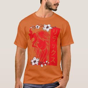 Soft Grunge Aesthetic Anime Girl Rela Harajuku Sak T-shirt