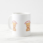 Soft Heart Big Love Cute Teddy Bear Mugs Koffiemok (Voorkant links)