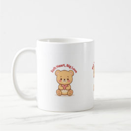 Soft Heart Big Love Cute Teddy Bear Mugs Koffiemok