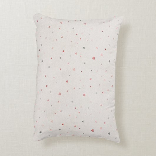 Soft Heart Pattern Accent Pillow Kussen (Achterkant (Verticaal))