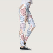 Soft Hearts: Continuous Line Valentijns's Leggings (Rechts)