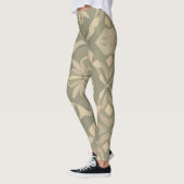Soft Home Decor Leggings - Symmetrische Digitale P (Links)