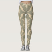 Soft Home Decor Leggings - Symmetrische Digitale P (Voorkant)