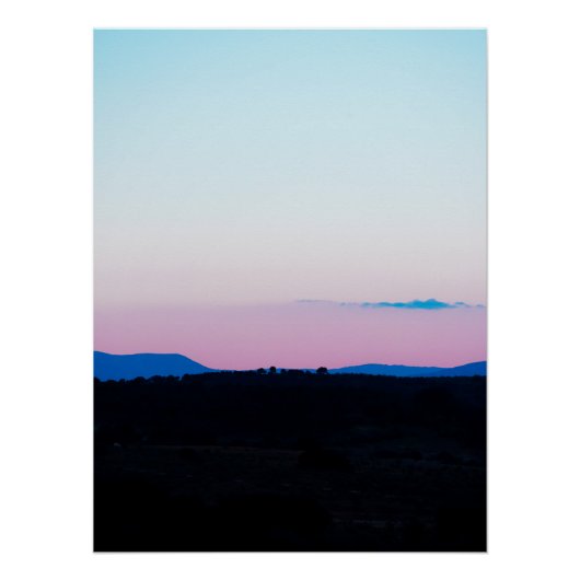 Soft Horizon Perfect Poster (Voorkant)