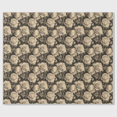 Soft Hues  Roos Bloemen Cadeaupapier (Vlak)