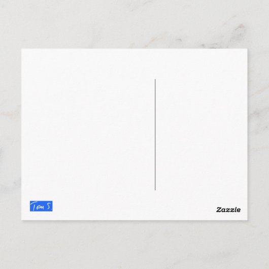 Soft Ice Cream Briefkaart (Achterkant)