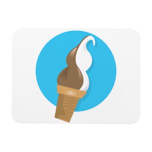 Soft Ice Cream Magneet (Horizontaal)