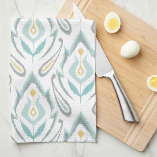 Soft Ikat Theedoek (Quarter Fold)