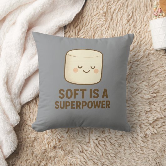 Soft is a Super Power Kussen (Deken)