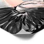 Soft Is Not Weak, Elegant Ballet Dancer Watercolor Poster (Hoek)