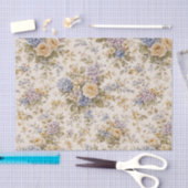 Soft Ivory Garden Bloom Tissuepapier (Craft)