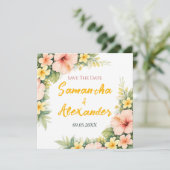 Soft & Joyful Tropical Garden   Save The Date (Staand voorkant)