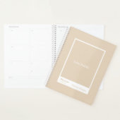 Soft Khaki/Beige Block Quote | Fully Customizable Planner (Display)