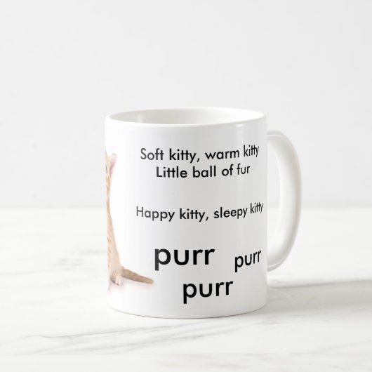 Soft kitty mug koffiemok (Voorkant rechts)