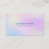 Soft kleuren holographic background 2 visitekaartje (Voorkant)