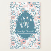 Soft Laurentian Floral Custom Name Planner (Voorkant)