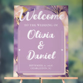 Soft Lavender Ceremony Welcome Display (Neutraal)
