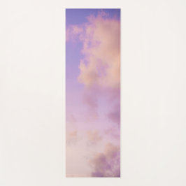 Soft Lavender Sunset Clouds Yogamat