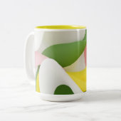 Soft Layers of Light Tweekleurige Koffiemok (Voorkant links)