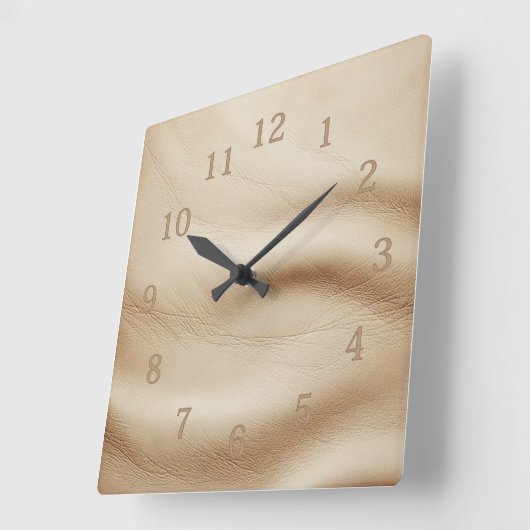 soft leather vierkante klok (Hoek)