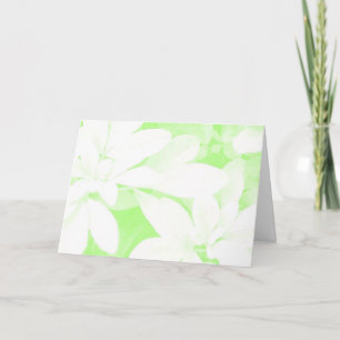 Soft Leaves Green "Happy Easter"-kaart Feestdagen Kaart