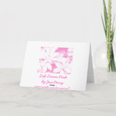 Soft Leaves Roze 'Moederdag' kaart voortekst (Achterkant)