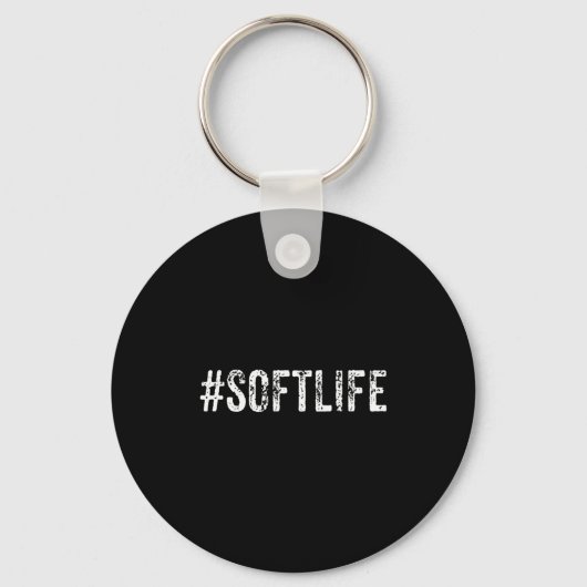 Soft Life Dont Stress Stress Softlife Softli  Sleutelhanger (Voorkant)