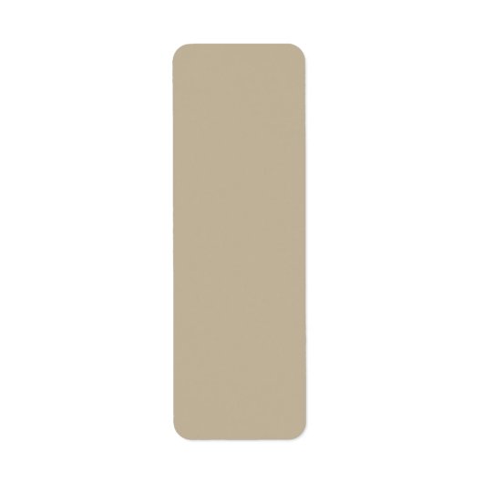 Soft Light Beige Background – Wedding Design Etiket (Voorkant)