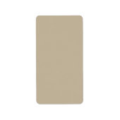 Soft Light Beige Background – Wedding Design Etiket (Voorkant)