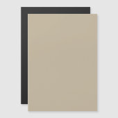 Soft Light Beige Background – Wedding Design Magnetische Uitnodiging (Voorkant / Achterkant)