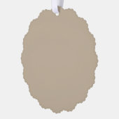 Soft Light Beige Background – Wedding Design Ornament Kaart (Links)
