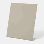 Soft Light Beige Background – Wedding Design Reclamebord Met Voetstuk (Voorkant)