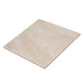 Soft Limestone Texture – Natural Ceramic Tile Tegeltje (Zijkant)